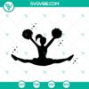 Cheerleader voice SVG files for cheerleading design.