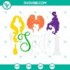 Hocus Pocus SVG with Sanderson Sisters design, perfect for Halloween crafts. Download the I Put A Spell On You SVG Image.