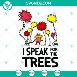Lorax and Dr Seuss SVG files download, featuring trees. Commercial use PNG and DXF formats included. Ideal for crafts.