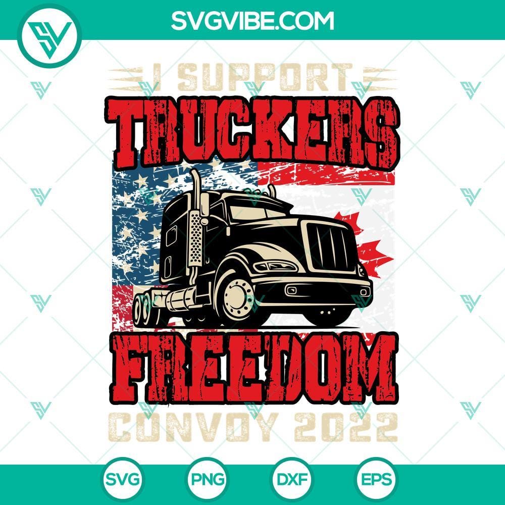 i-support-truckers-freedom-convoy-2022-svg-truck-convoy-canada-svg-american-flag-truck-svg-8-mockup.jpg Support Truckers Freedom Convoy 2022 with this SVG design showcasing a truck convoy rallying for freedom in Canada.