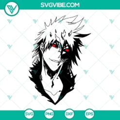 Ichigo Kurosaki character from Bleach anime in SVG format, includes PNG, DXF, and EPS files.
