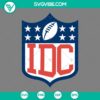 IDC Football logo SVG cut files for digital use, featuring a stylish and modern design in vector format. Great for sports-themed projects.