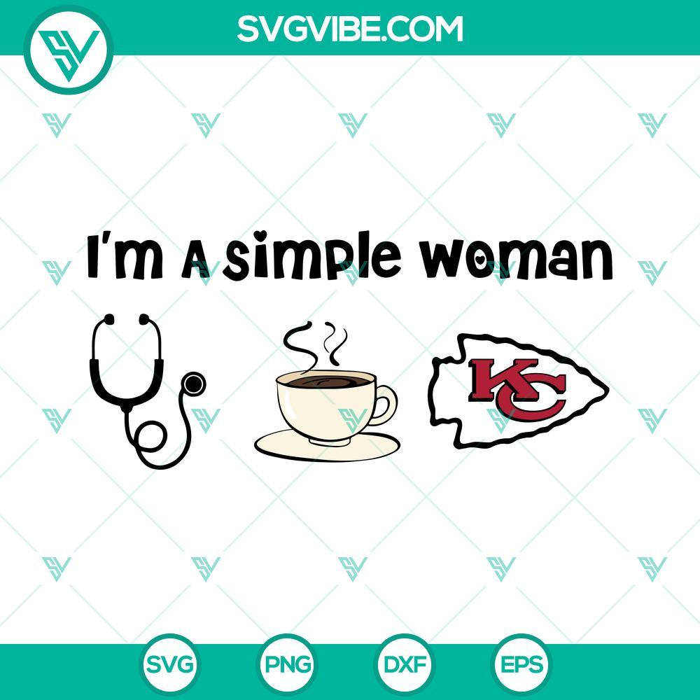 im-a-simple-woman-kansas-city-chiefs-svg-nurse-svg-love-coffee-svg-cute-chiefs-svg-png-dxf-eps-files-6-mockup.jpg Kansas City Chiefs SVG with Nurse and Love Coffee theme, perfect for a woman who enjoys football, nursing, and coffee.