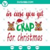 Funny Christmas-themed SVG file with toilet paper design for crafting projects, perfect for holiday gift-giving.