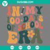 100 Days of School flower SVG file for crafting, with colorful numbers and petals, perfect for teachers and students.