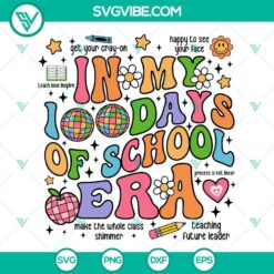 Taylor Swift school-themed SVG file for 100 days of school era, featuring various school elements and fun design elements. SEO-optimized alt text.
