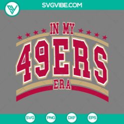 Taylor Swift San Francisco 49ers SVG file featuring football-themed design for 49ers era fans.
