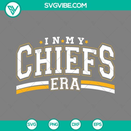 Chiefs Era SVG featuring Kansas City Chiefs and Taylor Swift, perfect for fans.PNG format.