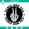 In My Dance Mom Era SVG File showing a stylish design with dance-related graphics, perfect for dance moms.