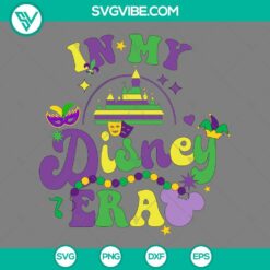 Disney Mickey Mouse Mardi Gras SVG featuring festive graphics for crafts, t-shirt designs, and more. Compatible with PNG, DXF, and EPS formats.