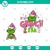 Grinch Era SVG with heart hands for Christmas theme, festive Grinch character design. Ideal for holiday decorations and crafts.