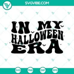 Retro Halloween SVG design with trendy spooky season elements, perfect for digital products.