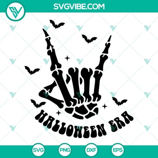 In My Halloween Era SVG Image, Retro Spooky Season SVG File, Trendy 1