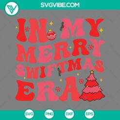 Taylor Swift Christmas era tour themed SVG graphics for download in multiple file formats - PNG, EPS, and DXF.