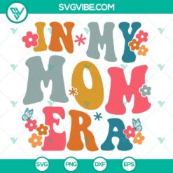 Retro girl mama and Swiftie mom SVG files for digital crafting, humor design.