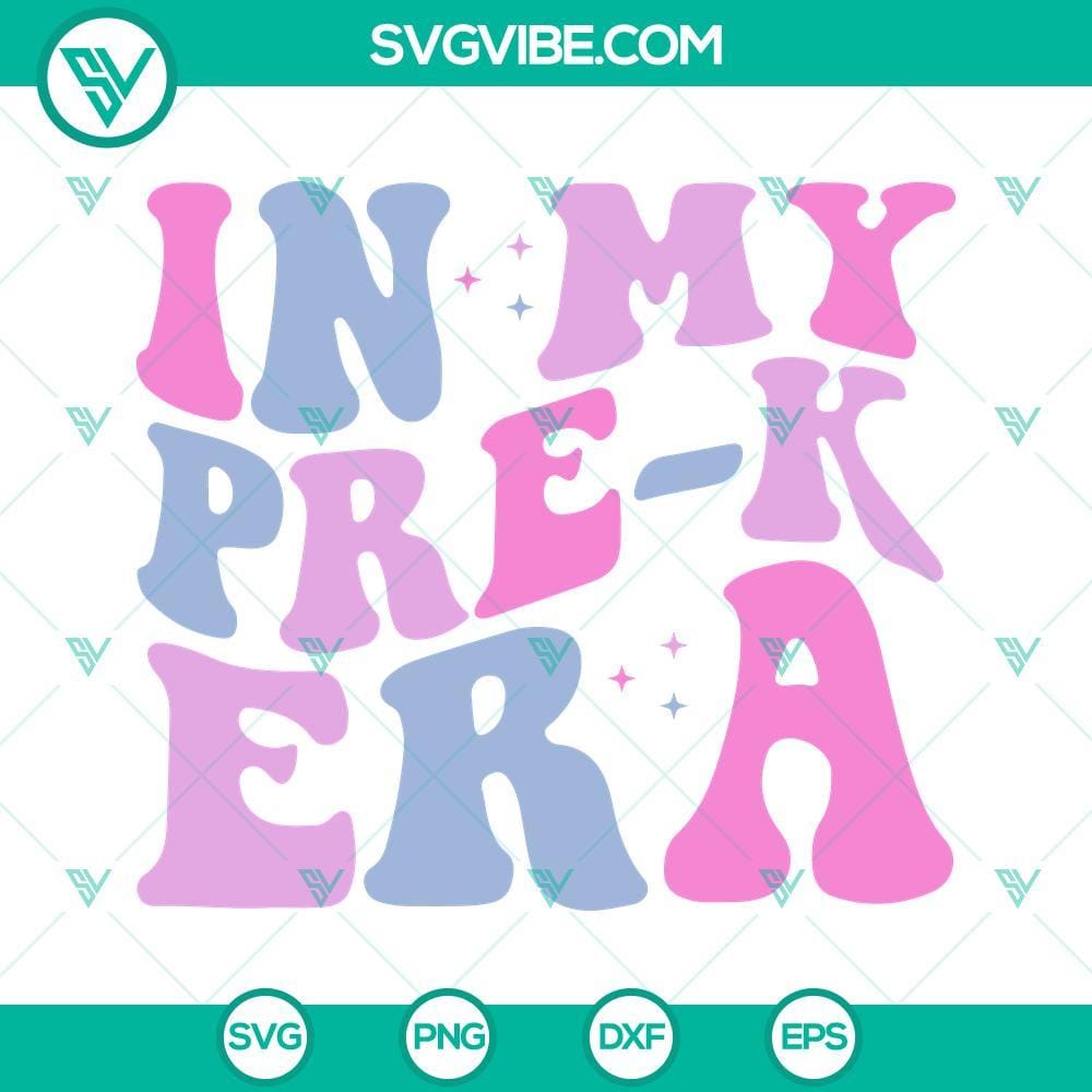 in-my-pre-k-era-svg-preschool-era-svg-first-day-of-school-era-svg-png-dxf-eps-cricut-3-mockup.jpg SVG file with "In My Pre K Era", "Preschool Era", "First Day Of School Era" text. Perfect for preschool-related digital projects.