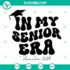 Senior Class of 2024 SVG file with elegant design, perfect for senior class projects and T-shirt printing.