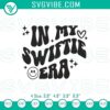 "Taylor Swift-inspired embroidery file featuring 'In My Swiftie Era' design with flowers and lyrics. Perfect for any Swiftie fan."