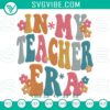 Teacher-themed embroidery design featuring Swiftie elements, perfect for trendy educators.