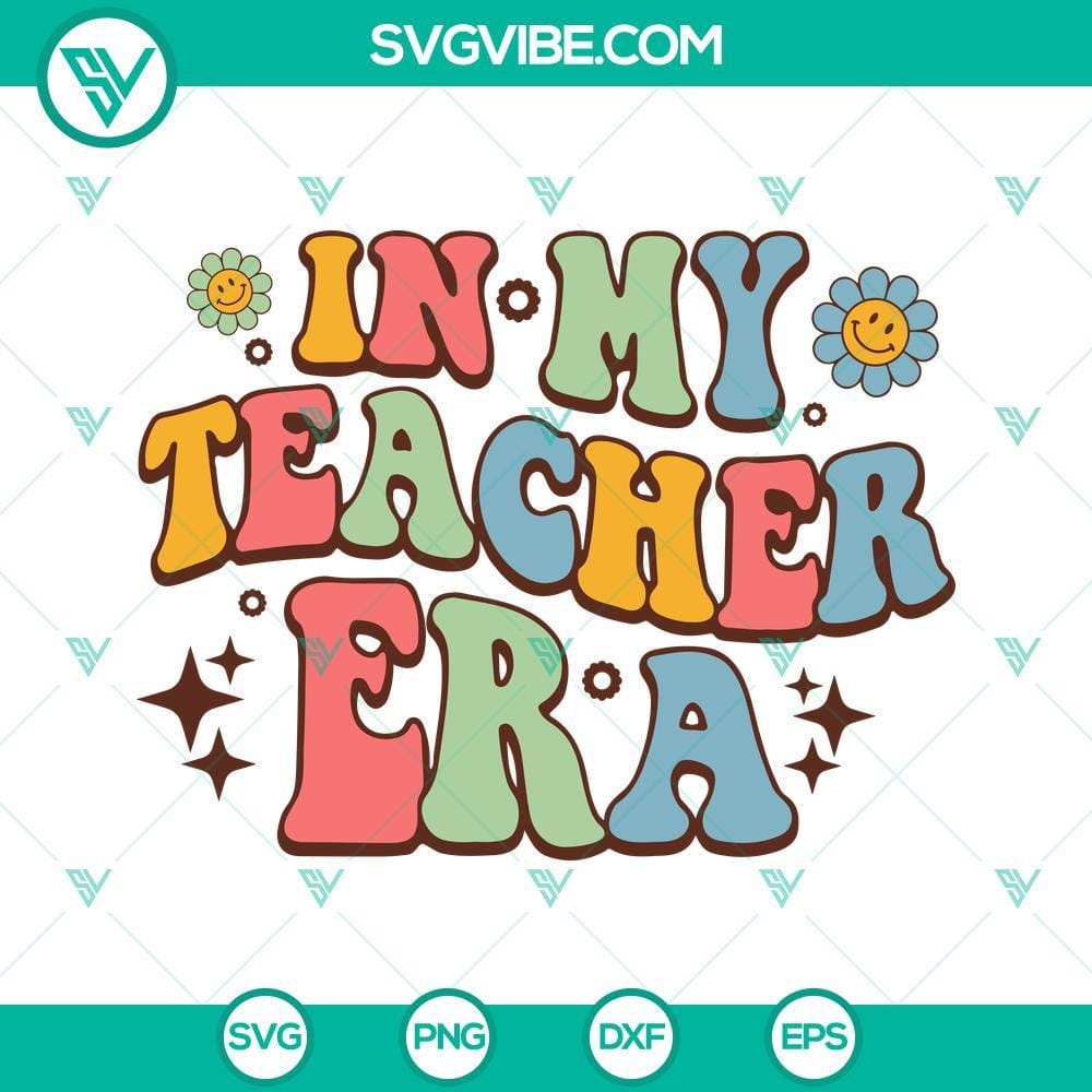in-my-teacher-era-svg-retro-smiley-face-svg-trendy-teacher-quote-svg-png-dxf-eps-for-shirt-7-mockup.jpg Retro smiley face SVG download for trendy teacher era theme, suitable for digital projects and classroom decor.