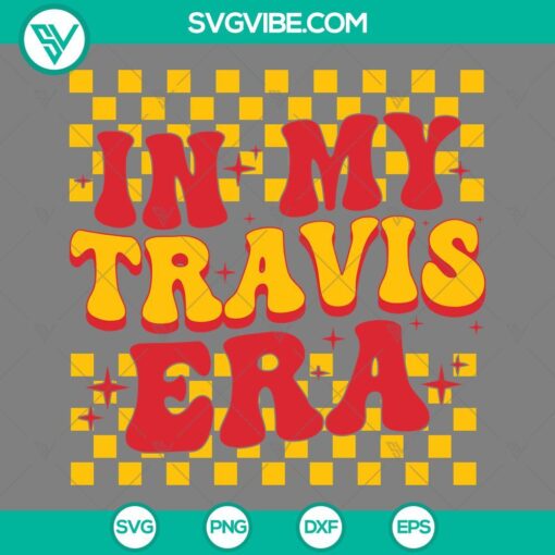 Travis and Chiefs era SVG featuring Kansas City Chiefs and Taylor Swift fan design, ideal for download.