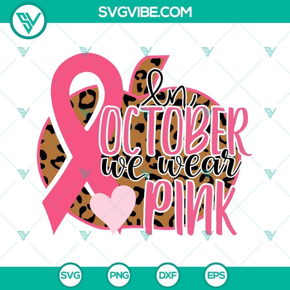 in-october-we-wear-pink-pumpkin-leopard-svg-pink-ribbon-svg-breast-cancer-awareness-svg-4-mockup.jpg October pink pumpkin leopard print pink ribbon SVG for download.