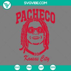 Isiah Pacheco Kansas City No. 10 SVG and PNG files for download.