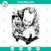Creepy Pennywise and Georgie Denbrough SVG files for IT horror movies. Ideal for Halloween crafts and projects.