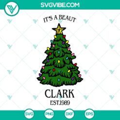Griswold Christmas movies and tree SVG images for the holidays, Clark Griswold design, PNG, EPS, DXF formats since 1989.