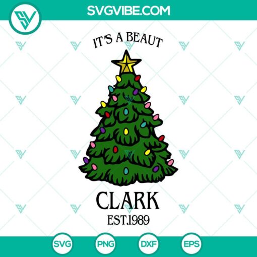 Griswold Christmas movies and tree SVG images for the holidays, Clark Griswold design, PNG, EPS, DXF formats since 1989.