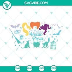 It&rsquo;s All A Bunch Of Hocus Pocus Starbucks SVG Images, Hocus Pocus Full