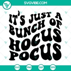 Hocus Pocus SVG file for Halloween with various formats such as PNG, DXF, EPS.