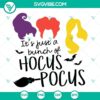 Hocus Pocus SVG images for Halloween and witch theme digital download.