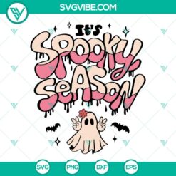 Spooky Season Halloween Ghost SVG Download with eerie vibes for crafts and decorations.