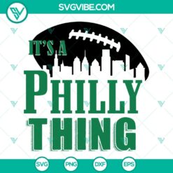 Philadelphia Eagles themed SVG file with football design, perfect for DIY crafts and fan projects.