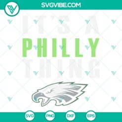 Philadelphia Eagles themed SVG image with Philly elements, perfect for crafts and designs.