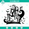 Jack and Sally full wrap design SVG images for Starbucks inspired by Nightmare Before Christmas, ideal for fans.