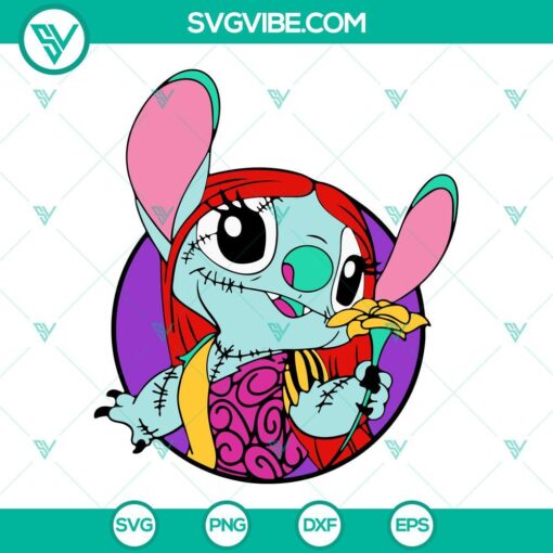 Jack And Sally Stitch SVG Download, Zero SVG Files, Disney Nightmare Before 1