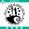 Jack and Sally "Simply Meant To Be" Nightmare Before Christmas SVG file, featuring a romantic design. Perfect for Halloween crafts.