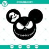 Jack Skellington and Oogie Boogie SVG design from Nightmare Before Christmas with Halloween theme for crafting and projects.