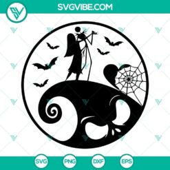 Jack Skellington and Sally SVG download, Oogie Boogie SVG images, Halloween themed digital design with popular characters for crafting projects.