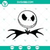 Jack Skellington SVG with Nightmare Before Christmas theme, available in PNG, DXF, and EPS formats for cutting projects.
