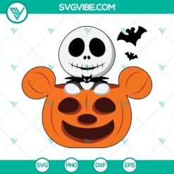 Jack Skellington SVG and King Pumpkin SVG, ideal for Cricut, Halloween-themed digital cut files, spooky design elements.