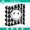 Jackets emoji and football themed SVG files for digital use, ideal for crafting projects.