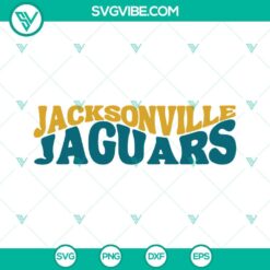 Jacksonville Jaguars football logo SVG file for cut files, PNG, DXF, EPS. Perfect for DIY projects and fan crafters.