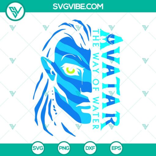 Jake Sully Avatar 2 SVG Files featuring Avatar The Way Of Water designs. High-quality Avatar 2 images for digital use.
