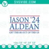 Jason Aldean 24 embroidery designs for country music enthusiasts, machine file for digital embroidery machines.