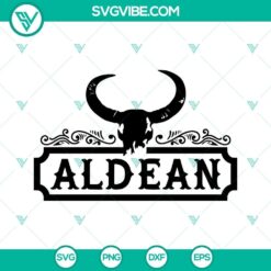 Jason Aldean SVG Files Bundle, Aldean Bull Skull SVG Download, Country Music SVG Image 5