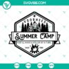 Jason Voorhees Summer Camp SVG Image with Camp Crystal design, perfect for horror fans.