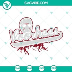 Jason Voorhees SVG design, Friday The 13th Halloween themed SVG files for download.